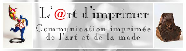 Communication imprimée de l'art et de la mode